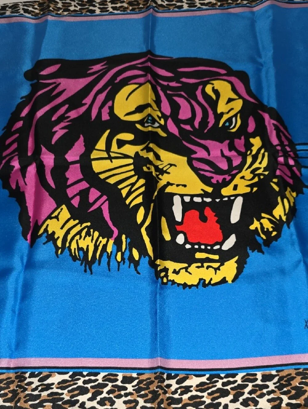 Betsey Johnson Scarf with Tiger Print